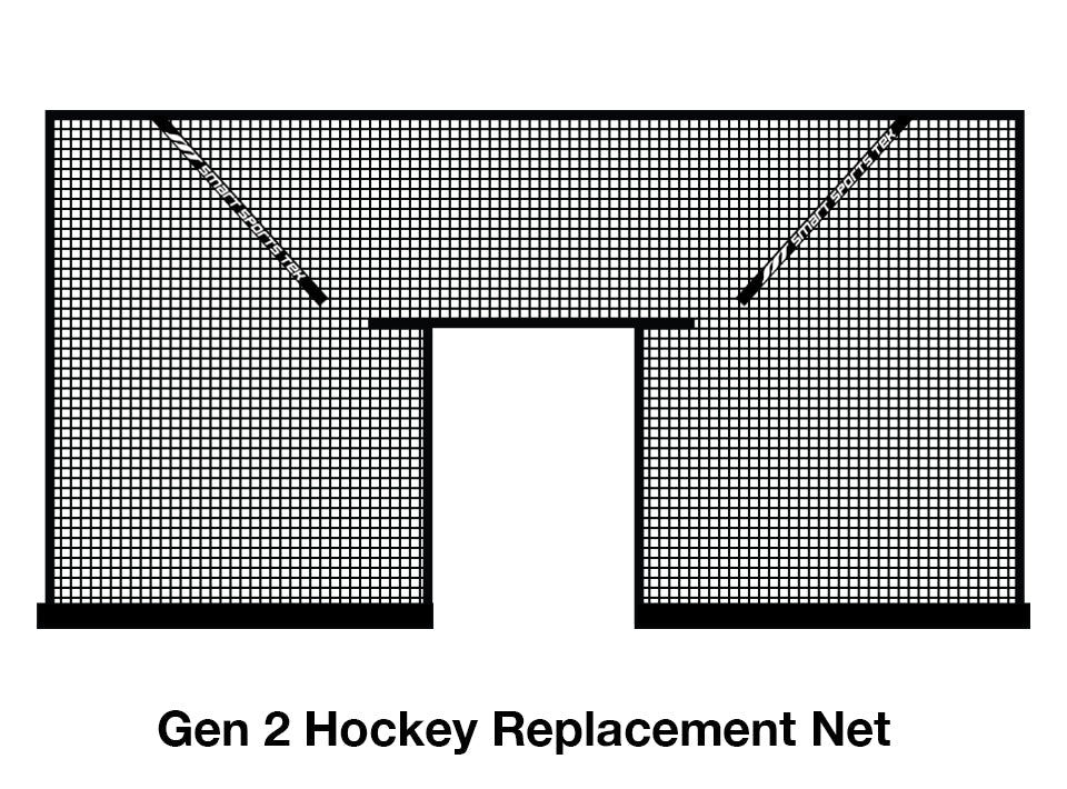 Net, Black, Single, with 2 Bungee Cords, SBH, GEN 1 and GEN 2, SST-07500