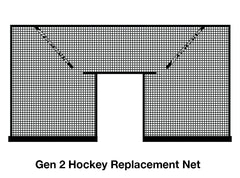 Net, Black, Single, with 2 Bungee Cords, SBH, GEN 1 and GEN 2, SST-07500