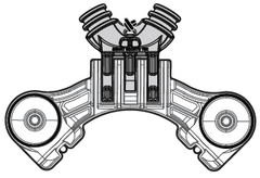 Corner Bracket Assembly, GEN 4, Single, Smart Backstop for Lacrosse, SST-06016